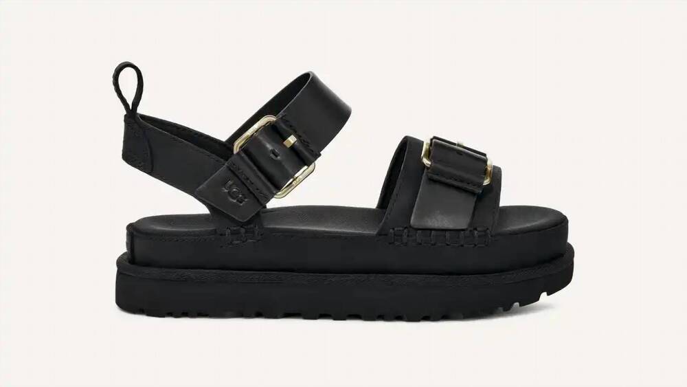 NEW UGG women's goldenstar villa sandal in black